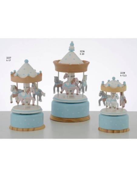 Bomboniere carillon giostra cavallucci Encantada