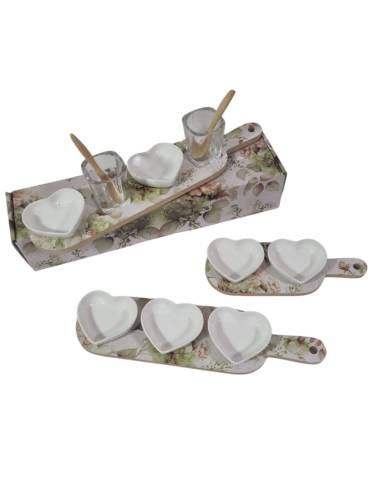 Bomboniere matrimonio utili ed eleganti antipastiera linea Ortensia