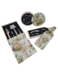 Bomboniere matrimonio utili cucina set vino linea Ortensia