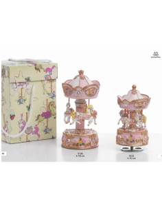 Carillon bomboniere artigianali in resina con cavalli Encantada