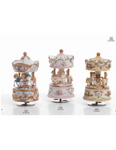 Bomboniere artigianali carosello carillon con cavalli Encantada