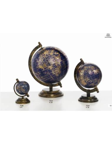 Mappamondo bomboniera globo tema viaggio Encantada