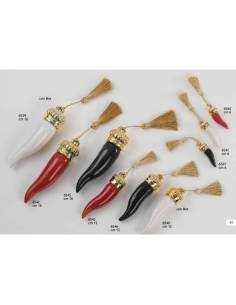 Bomboniere corni portafortuna in ceramica Encantada