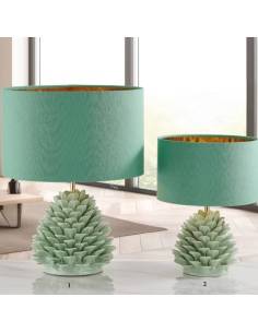 Lampade led bomboniere in ceramica Capodimonte Melaverde