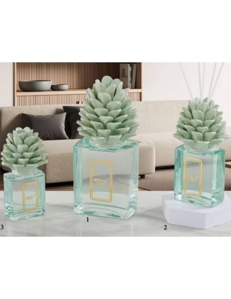 Diffusori ambiente decoro in ceramica Capodimonte Melaverde