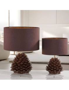 Lampade led bomboniere lume decoro in ceramica Melaverde