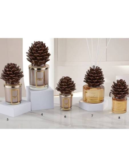 Diffusori ambiente e candele decoro in ceramica Capodimonte Melaverde