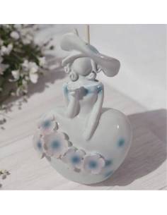 Profumatore bambolina bomboniere in porcellana