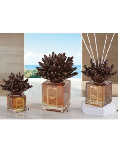 Profumatori ambiente attinia bomboniere in ceramica Capodimonte Melaverde