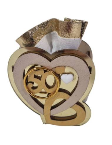 Bomboniere anniversario matrimonio nozze d'oro