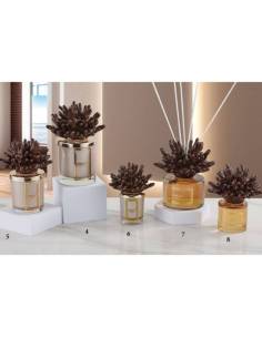 Candele e diffusori bomboniere tema mare attinia in ceramica Melaverde