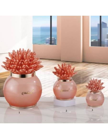 Lampade luci led bomboniere ceramica attinia pesca Melaverde