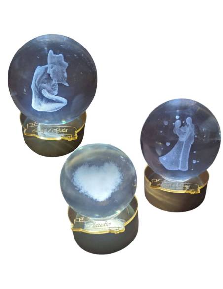 Bomboniere mappamondo luce led Melograno