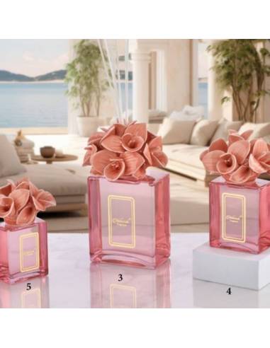 Diffusori per ambienti bomboniere fiori orchidee in ceramica Melaverde