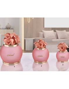 Lampade led bomboniere in ceramica fiori orchidee Melaverde