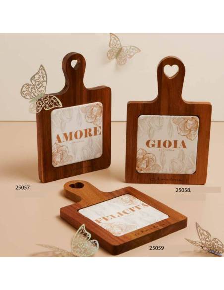 Claraluna bomboniere utili taglieri amore felicità e gioia