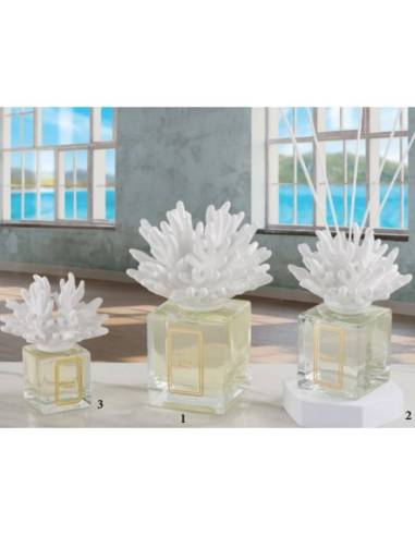 Profumatori ambiente bomboniere tema mare attinia in ceramica Capodimonte Melaverde