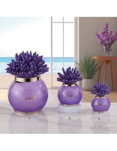 Lampade led bomboniere tema mare corallo in ceramica Melaverde