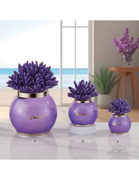 Lampade led bomboniere tema mare corallo in ceramica Melaverde