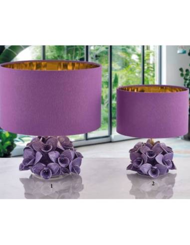 Lampade led bomboniere in ceramica fiori orchidee Melaverde
