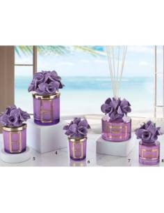 Bomboniere originali candele e profumatori ambiente fiori orchidee in ceramica Melaverde