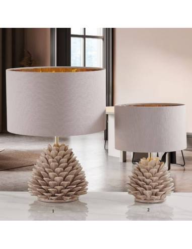 Lampade led bomboniere eleganti decoro in ceramica Melaverde