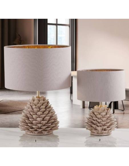Lampade led bomboniere eleganti decoro in ceramica Melaverde