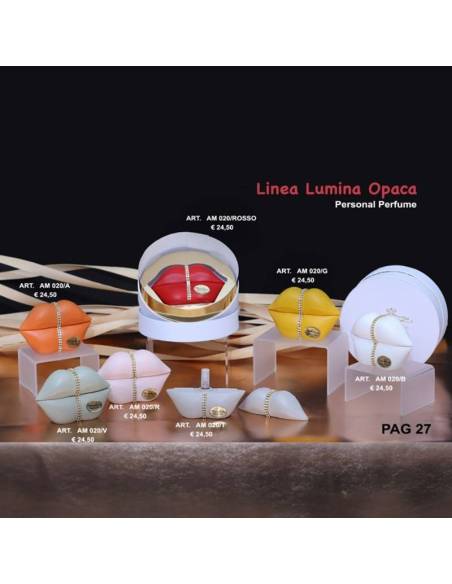 Bomboniere Marechiaro Linea Lumina Opaca profumo a forma di bocca