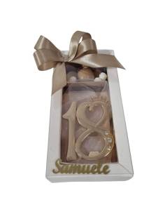 Bomboniere diciottesimo utili apribottiglia scatola degustazione confetti