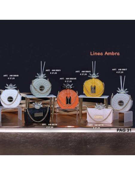 Marechiaro bomboniere Linea Ambra Diffusori per ambienti borsette