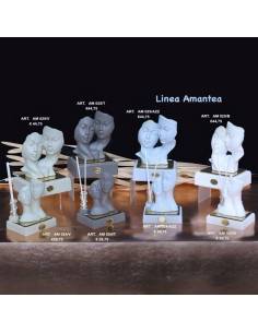 Bomboniere Marechiaro Linea Amantea statue coppia volti shop online