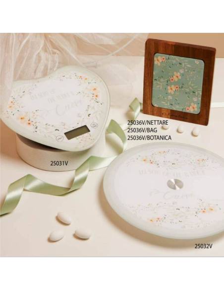 Claraluna bomboniere utili bilancia frasi fantasia primavera