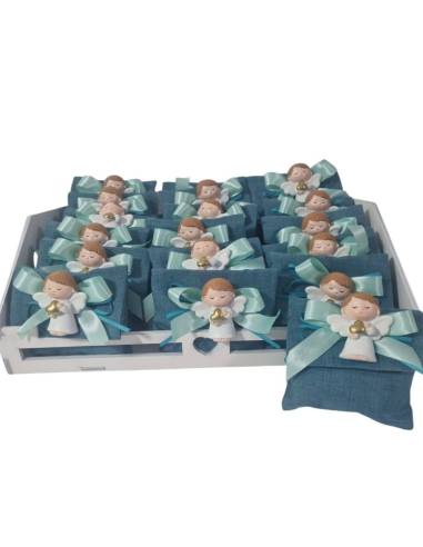 Sacchetti Comunione bambino calamita angelo cesto