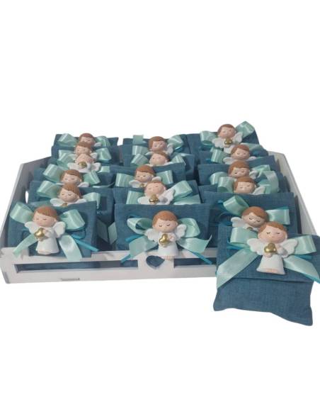 Sacchetti Comunione bambino calamita angelo cesto