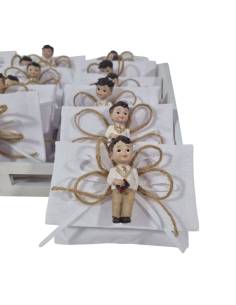 Sacchetti Comunione bambino calamita vangelo con cesto