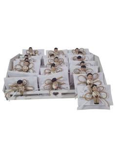 Sacchetti Comunione bambino calamita vangelo con cesto 2