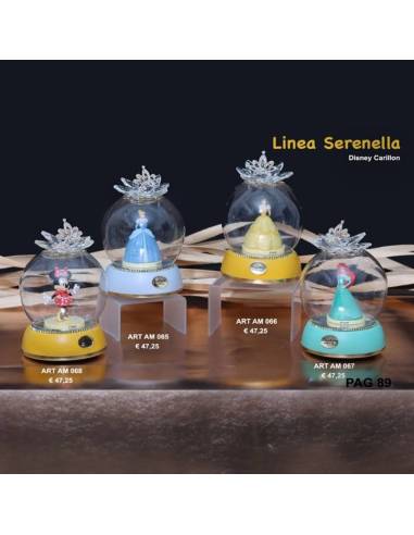 Marechiaro bomboniere Linea Serenella carillon topolina e principesse Disney