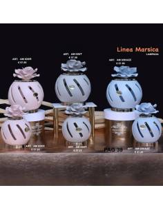 Bomboniere Marechiaro Linea Marsica lampada a led fiori colorati