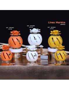 Marechiaro bomboniere Linea Marsica Lampade luce led fiori colorati