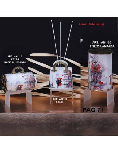 Bomboniere Marechiaro Linea Birba Parigi originali sposi frasi