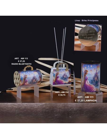 Marechiaro bomboniere Linea Birba Principessa Rapunzel shop online