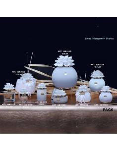 Bomboniere Marechiaro Linea Margareth bianca candele profumate diffusori e lampade led
