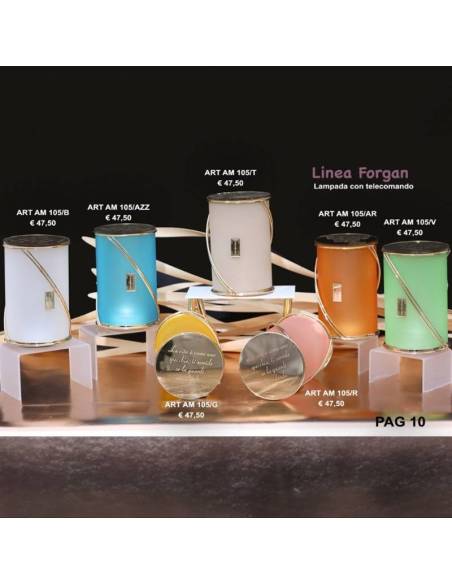 Bomboniere Marechiaro Linea Forgan lampade led con telecomando