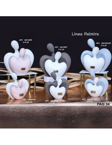 Marechiaro bomboniere Linea Palmira statue coppia innamorati stilizzati