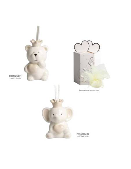 Harmony bomboniere profumatori per ambienti animaletti in porcellana