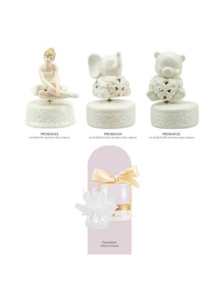 Bomboniere Harmony carillon originali in porcellana lucida