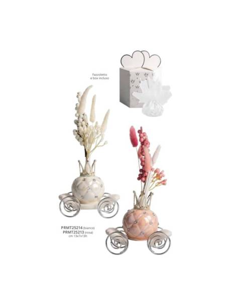 Bomboniere Harmony profumatori ambiente carrozze principessa con strass