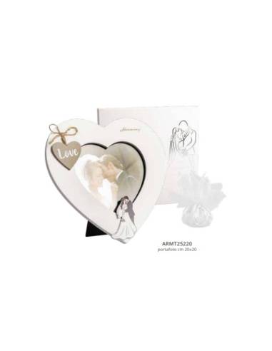 Bomboniere Harmony portafoto cuore elegante sposi innamorati