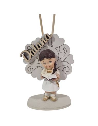 Bomboniere Comunione femmina personalizzate albero della vita profumatore