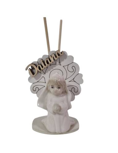 Profumatori Bomboniere Comunione bambina porcellana in preghiera